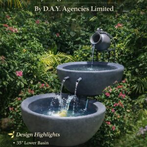 Elegant Cascading Water Feature