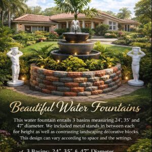 Cascading Water Fountain