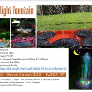 Solar Light Fountain